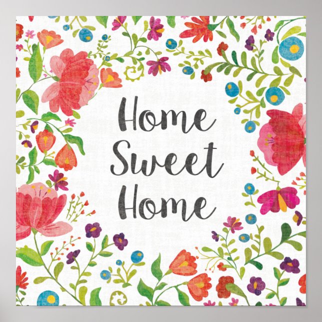 Wie Frida V | Zuhause Sweet Zuhause Poster (Vorne)