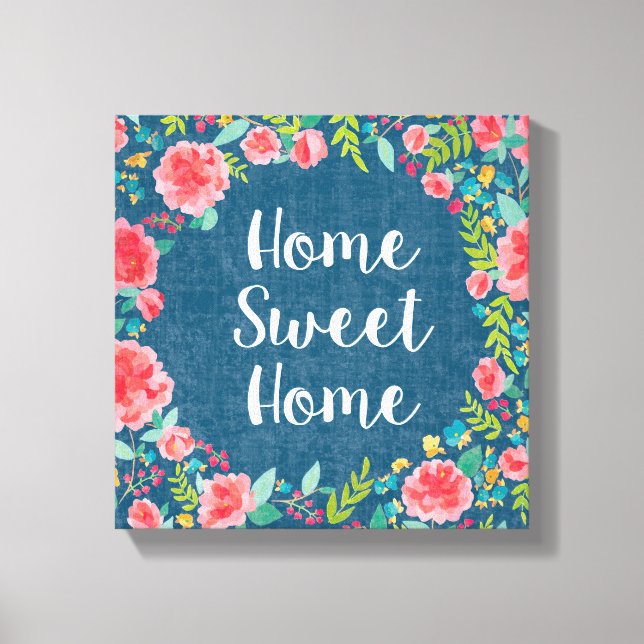 Wie Frida VII | Zuhause Sweet Zuhause Leinwanddruck (Vorderseite)