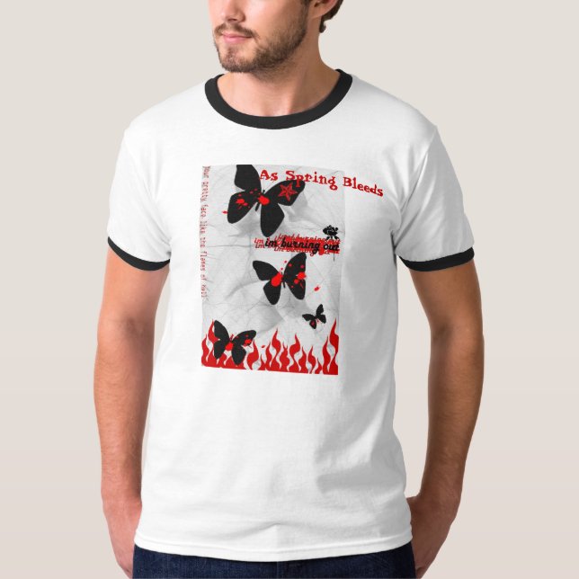 Wie Frühling Typweckert-stück blutet T-Shirt (Vorderseite)