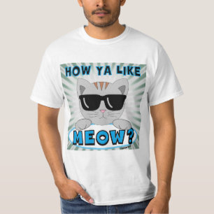 Wie gefällt dir MEOW? Sonnenbrille T-Shirt