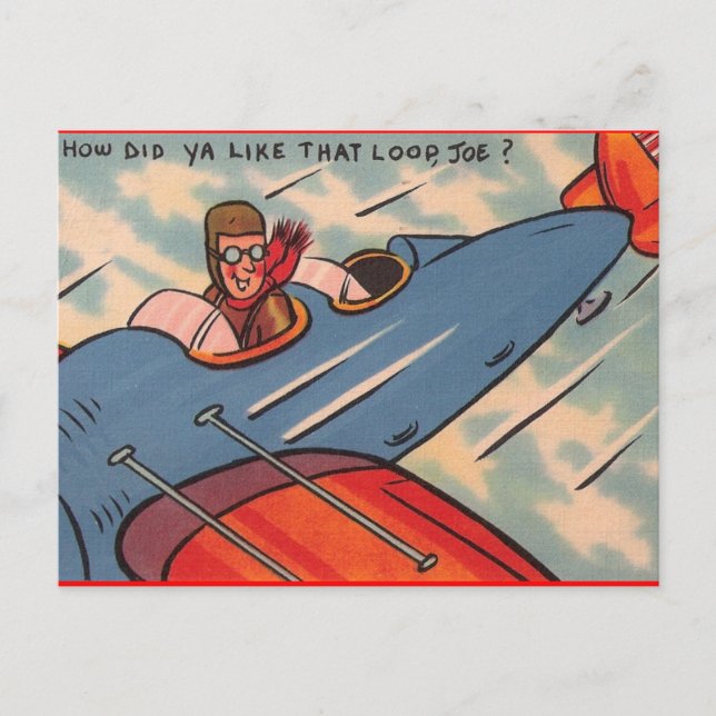 Wie gefiel Ya der Loop, Joe! Postkarte (Vorderseite)