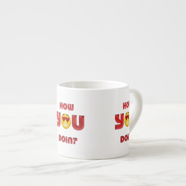Wie geht es dir? espressotasse (Vorderseite Rechts)