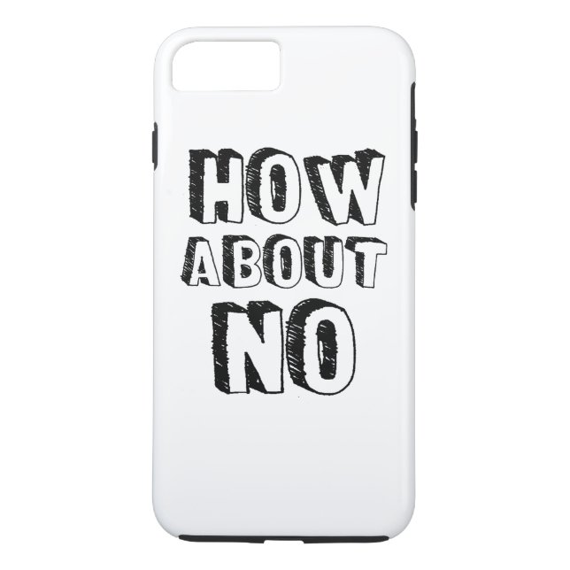 Wie geht es mit Nein? Case-Mate iPhone Hülle (Rückseite)