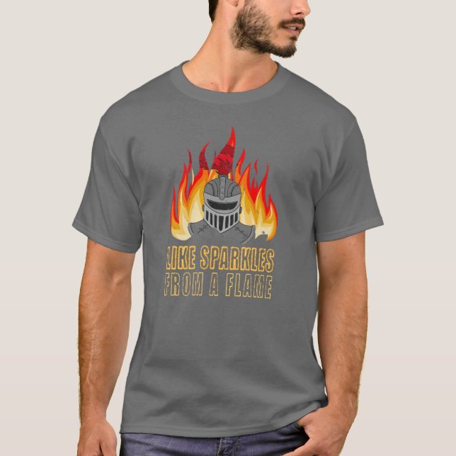 wie Glitzern aus einer Flamme Dirp Knight Classic  T-Shirt (Vorderseite)
