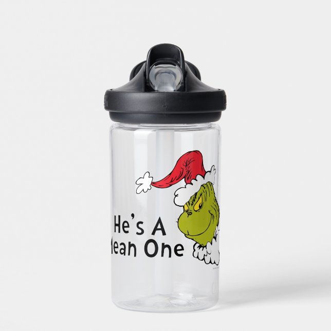 Wie Grinch Stole Weihnachten | Er ist ein Gemeiner Trinkflasche (Vorne)