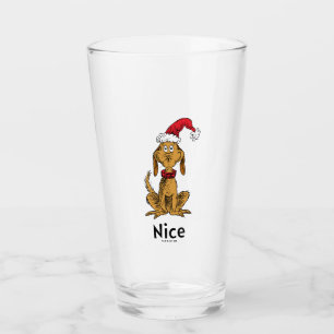 Wie Grinch Stole Weihnachten Max ist Nice Glas