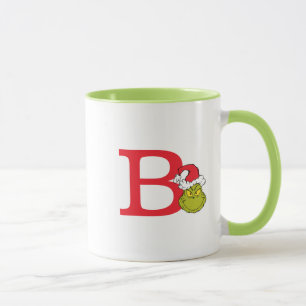 Wie Grinch Stole Weihnachten Monogramm B Tasse