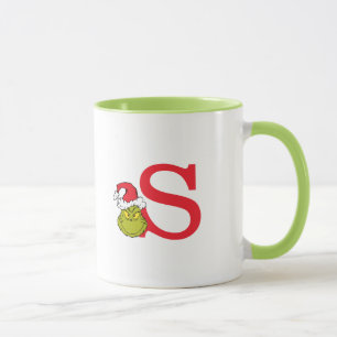 Wie Grinch Stole Weihnachten   Monogramm S Tasse