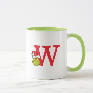 Wie Grinch Stole Weihnachten Monogramm W Tasse