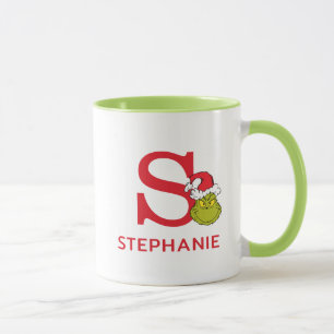 Wie Grinch Stole Weihnachten   Name & Monogramm S Tasse