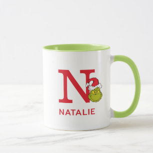 Wie Grinch Stole Weihnachten Name und Monogramm Tasse
