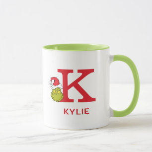 Wie Grinch Stole Weihnachten Name und Monogramm Tasse