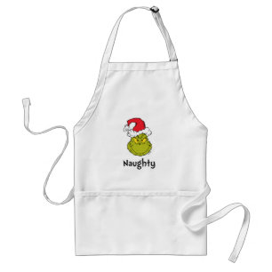 Wie Grinch Stole Weihnachten Naughty Grinch Schürze