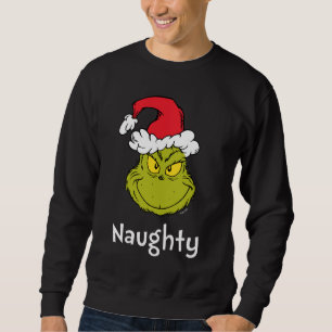 Wie Grinch Stole Weihnachten   Naughty Grinch Sweatshirt