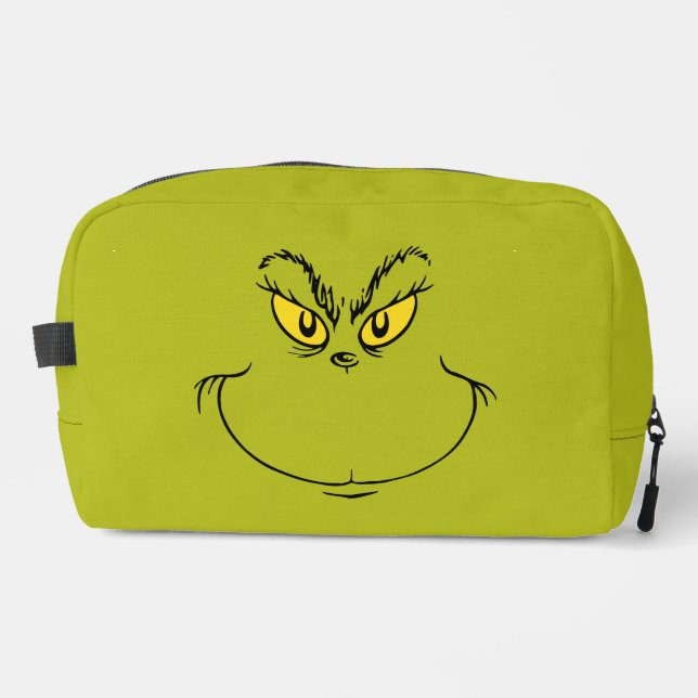 Wie grinch Stole Weihnachtsgesicht Waschbeutel (Vorderseite)