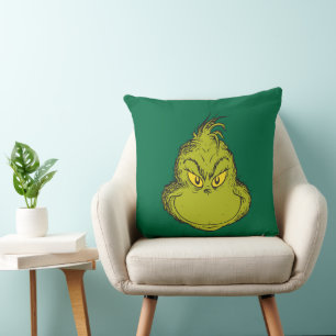 Wie Grinch Weihnachten stahl Klassischer Grinch Kissen