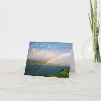 Wie groß Christus ist... Mitteilungskarte