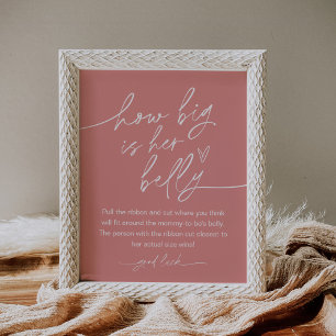 Wie groß ist ihr Babyduschenspiel? Poster