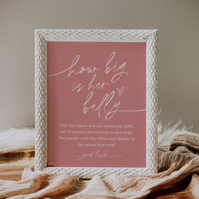 Wie groß ist ihr Babyduschenspiel? Poster (Von Creator hochgeladen)