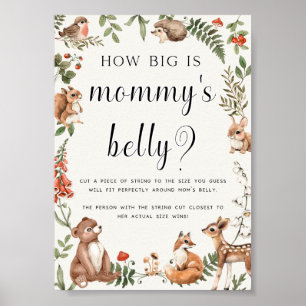 Wie groß ist Mama's Baby Shower Game Poster