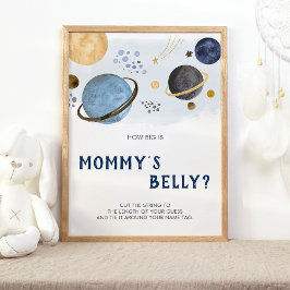 Wie groß ist Mama's Bauch-Planet-Spielzeichen? Poster