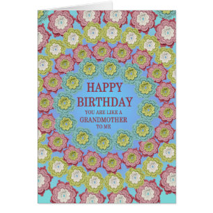 Wie Großmutter zum Geburtstag Crochet-Blume