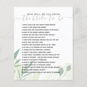 Wie gut kennen Sie das Bride Brautparty Game?