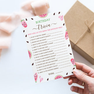 Wie gut kennen Sie das Geburtstags-Girl-Party?