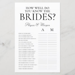 Wie gut kennen Sie die Brides LGBTQ?