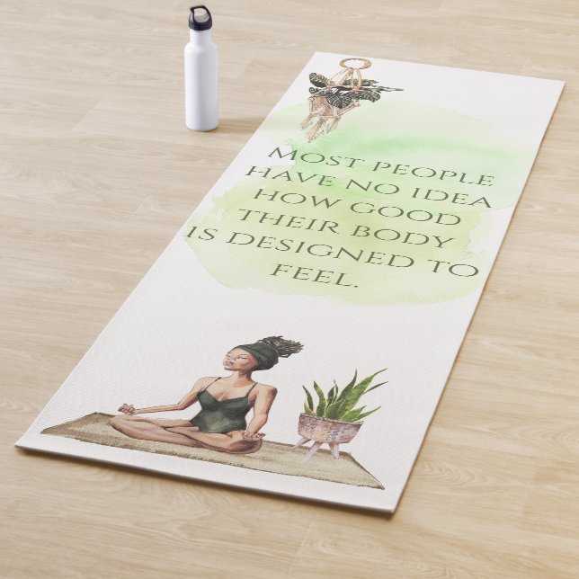 Wie gute Wasserfarbe Yoga Mat Yogamatte (Beispiel)