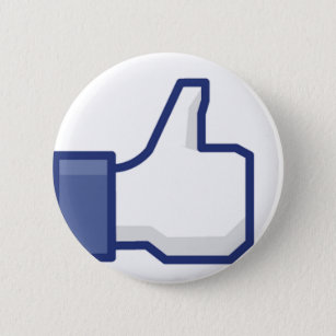 Wie Hand-FB-Stöße nach oben Button
