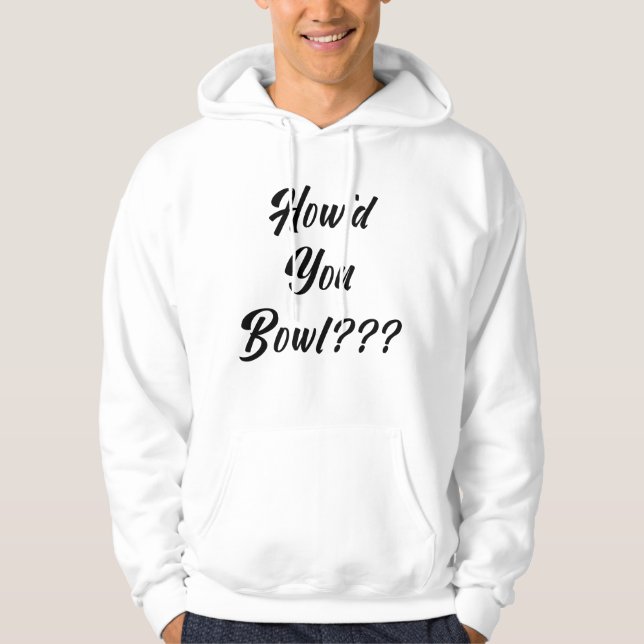 Wie hast du gekocht? hoodie (Vorderseite)