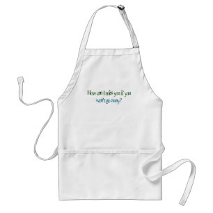 Wie i-Fräulein You Apron kann Schürze