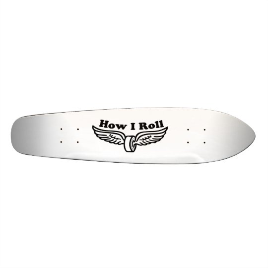 wie ich alte SchulSkateboard rolle 19,1 Cm Old School Skateboard Deck