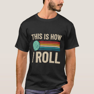 Wie ich Bocce Ball Bocci Player Lawn Bowling Bo Ro T-Shirt