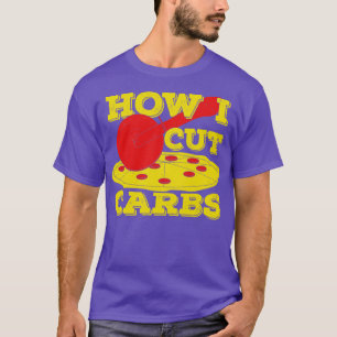 Wie ich Carbon Cut Funny Pepperoni Pizza Lover Ges T-Shirt
