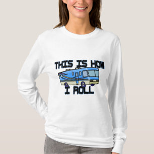 Wie ich das RV Tee-Shirt rollen kann T-Shirt
