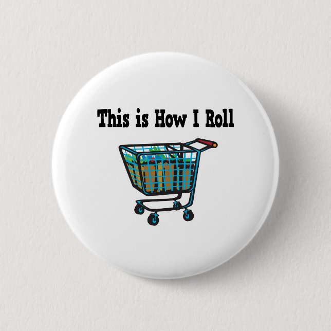 Wie ich den Einkaufskorb nehme Button (Vorderseite)