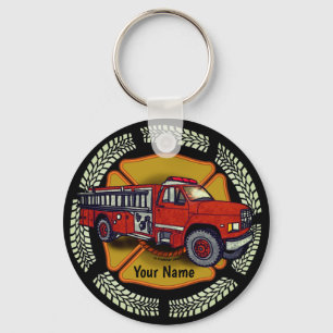 Wie ich Feuerwehrmann-Schlüsselanhänger Roll Schlüsselanhänger