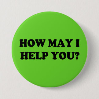 Wie ich kann, helfen Sie Ihnen, Grün zu knöpfen Button