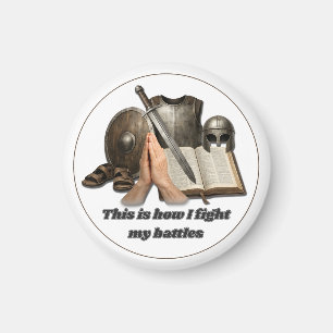 Wie ich meine Schlachten schlage Magnet