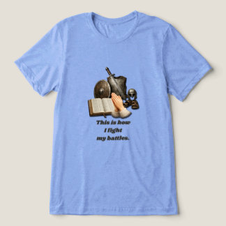 Wie ich meine Schlachten schlage Tri-Blend Shirt