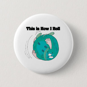 Wie ich rolle (Bowlingkugel) Button