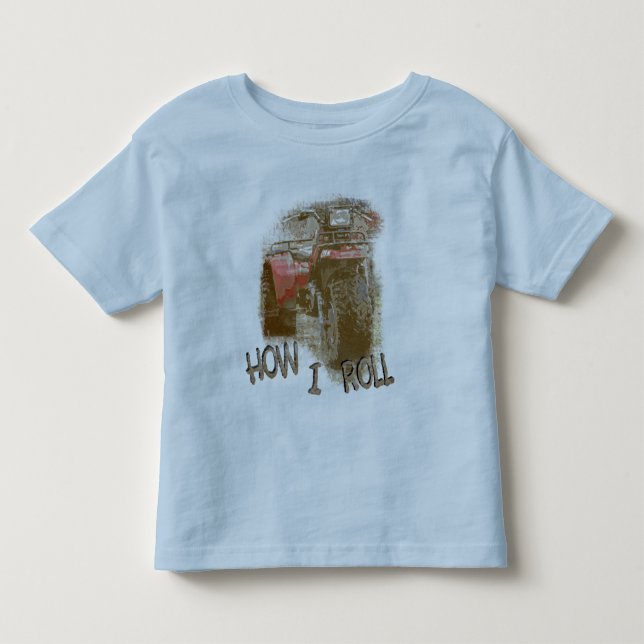 Wie ich rolle - Geschäftemacher ATC Trike drei Kleinkind T-shirt (Vorderseite)