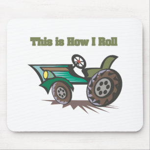 Wie ich rolle (Traktor) Mousepad