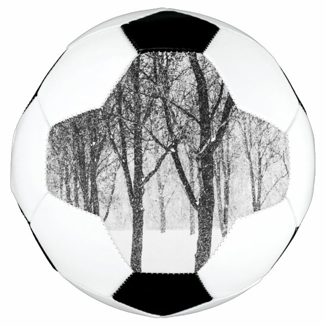 wie ich Seite an Seite mit Bäumen Fußball (Vorderseite)