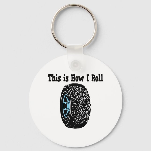 Wie ich Tire Roll Schlüsselanhänger (Vorderseite)