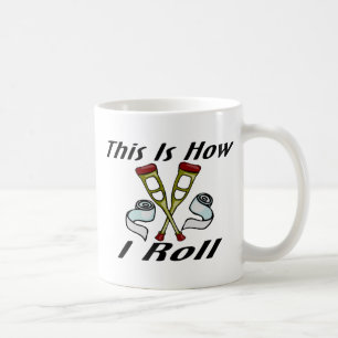 Wie ich verletzt rolle kaffeetasse