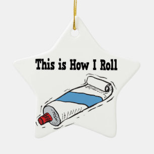 Wie ich Zahnpastatube rolle Keramikornament