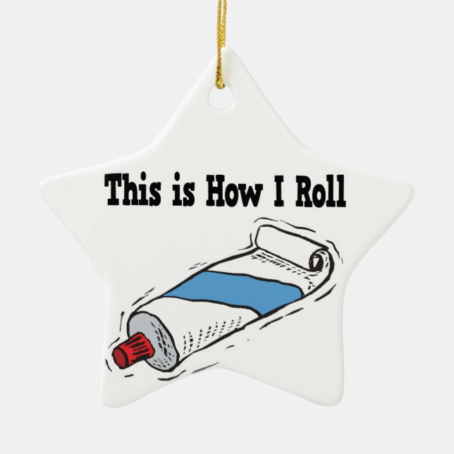 Wie ich Zahnpastenröhre rollen Keramikornament (Vorne)
